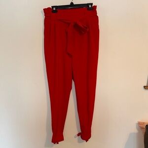 Grace Karin Vibrant Red Women's Trousers